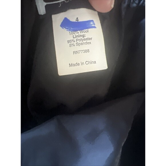 J. Crew Strapless Black Textured Wool Midi Dress Size 4 - Picture 7 of 7